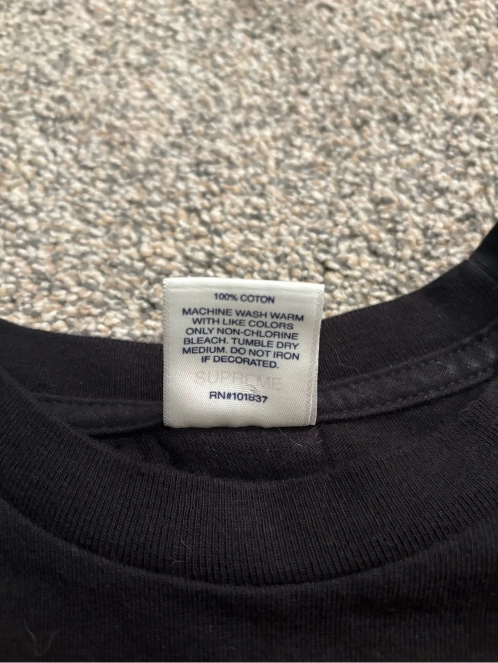 Supreme classic black